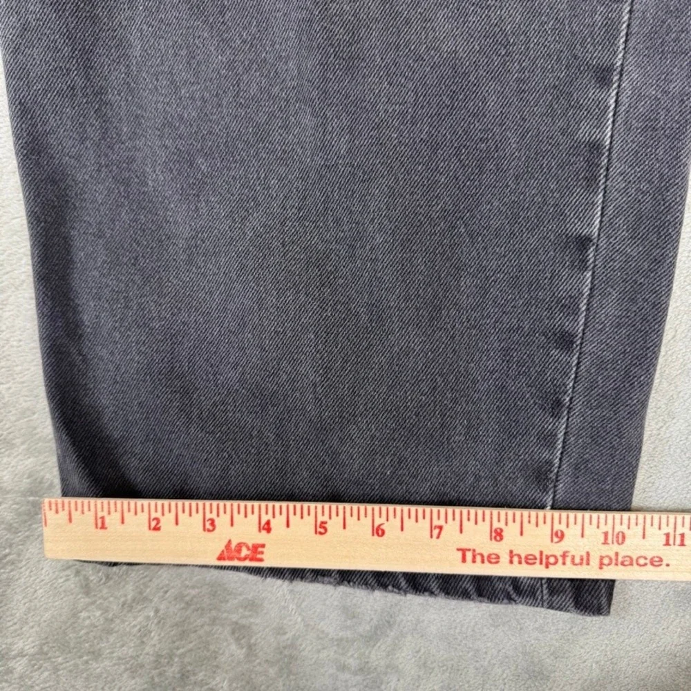 Levis 569 Loose Straight Denim Shorts Mens 44 Faded Black Relaxed Fit Jean